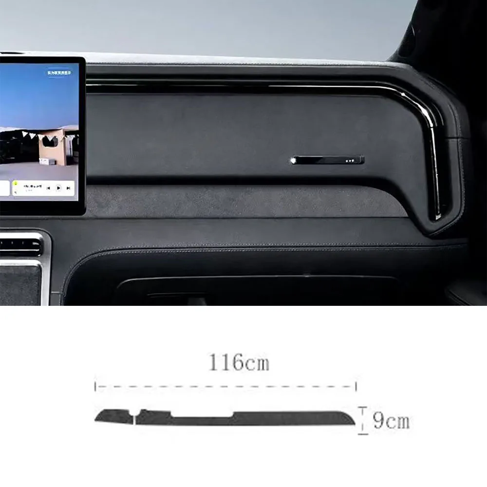 

Декоративные наклейки на приборную панель центральной консоли для 2024 2025 BAIC JISHI Polestones 01 ROX 01, замшевые панели, аксессуары для интерьера