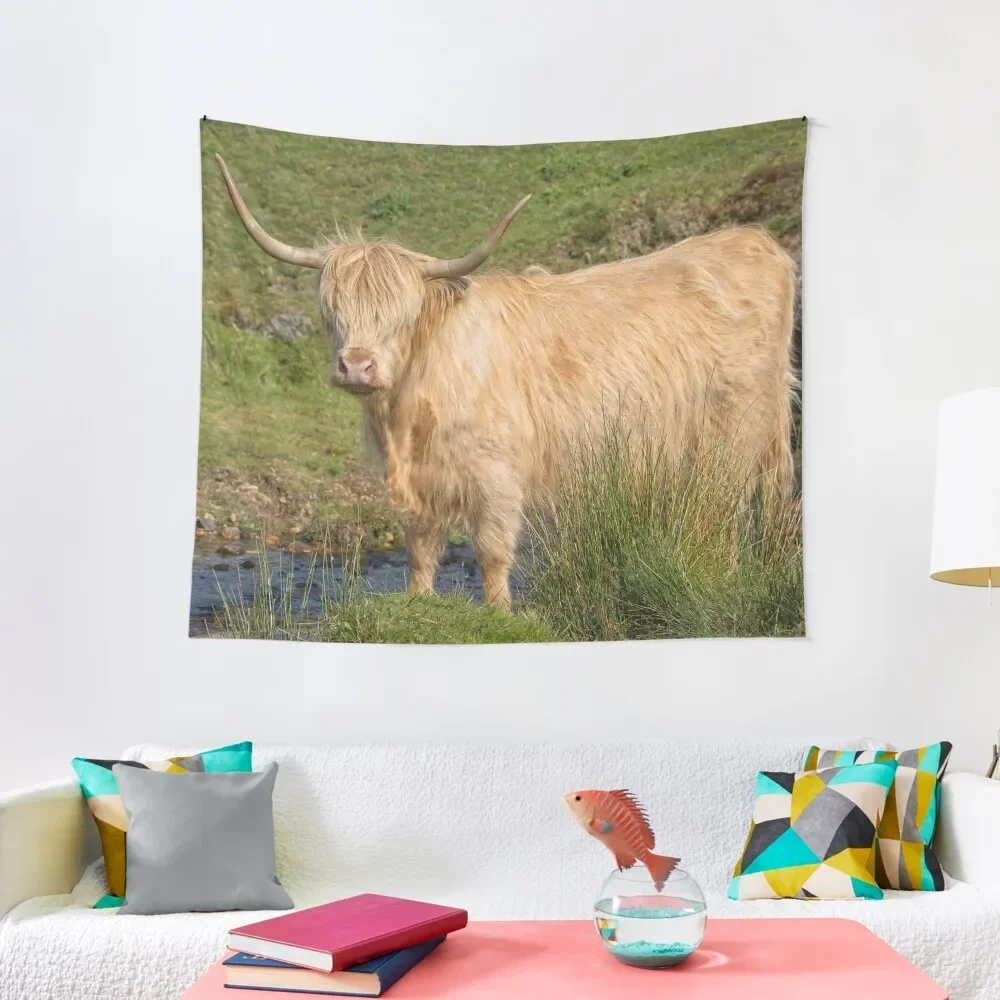 

Highland Cow At A Stream Tapestry Decor For Bedroom Decor Home Bedroom Decorations Room Aesthetic Decor Tapestry