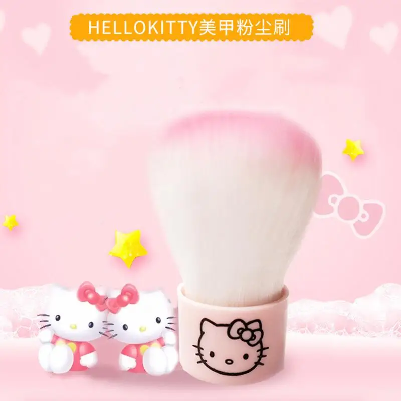 Sanrio Hello Kitty Nail Brush Soft Cartoon Cleaning Brush Cute Nail Tools Highly Attractive Charm Women Holiday Gifts