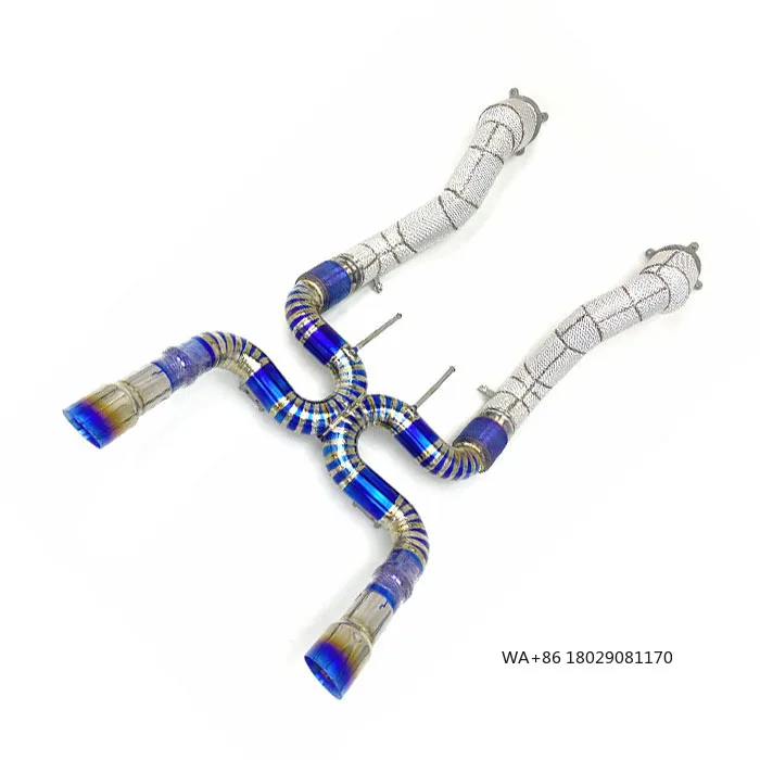 

Tuning Full Axle Back Exhaust for 720S 4.0 2017-2019 Performance Titanium No Cat Downpipe Exhaust Pipe System