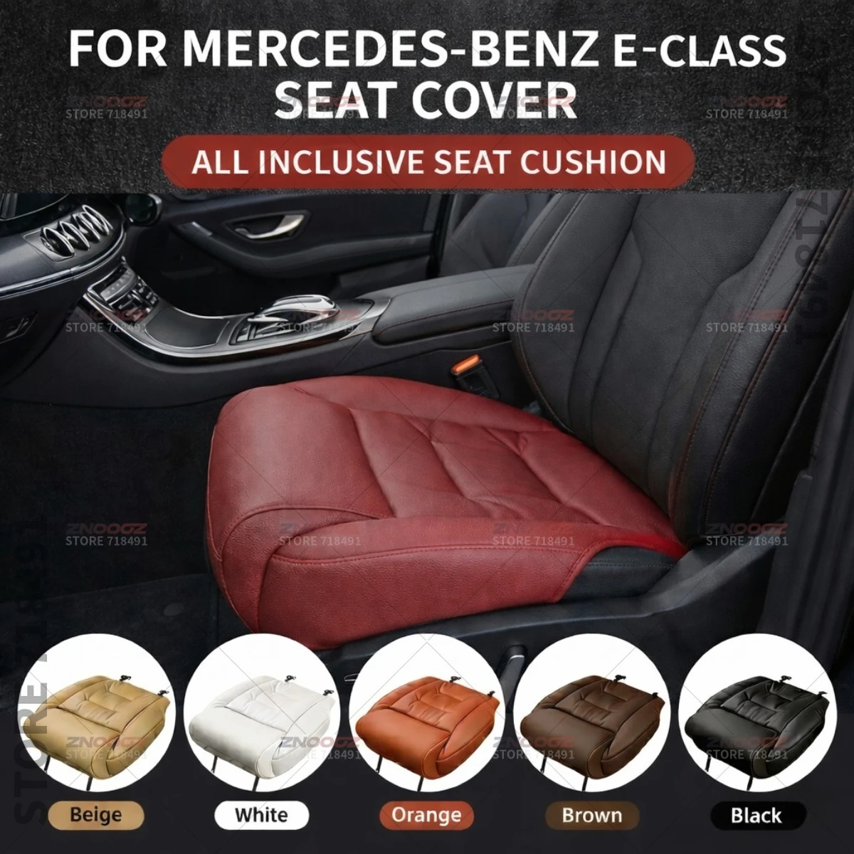 

Подушка-удлинитель для поддержки ног в сиденье автомобиля Mercedes-Benz E-Class, накладка на сиденье из пены с эффектом памяти, аксессуары для интерьера