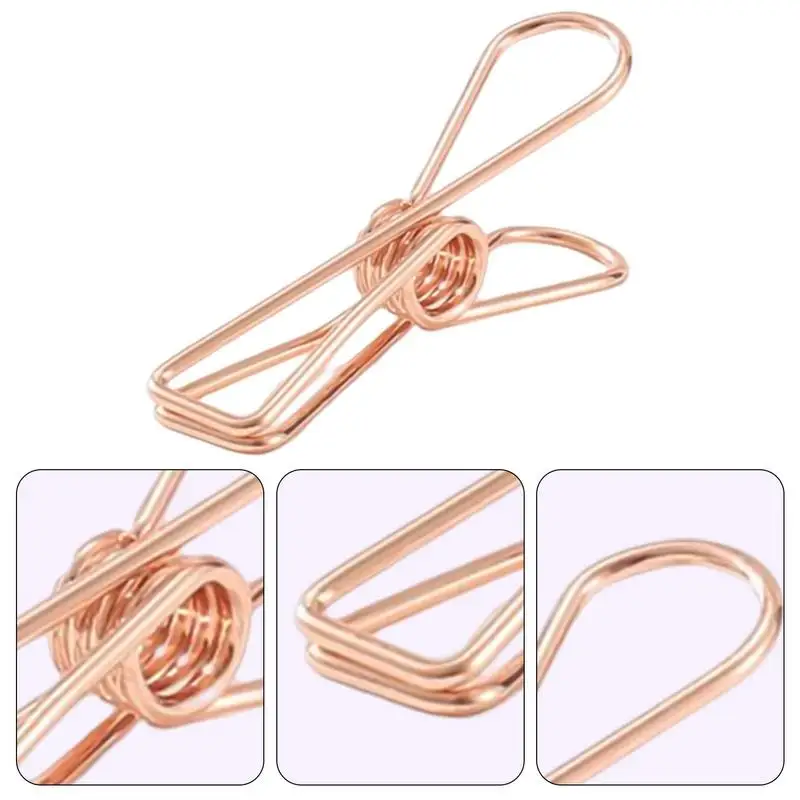 Towel Clips Set Of 10pcs Steel Bag Clip Clamps For Food Package Practical Chip Bag Clips For Food Packages Chips Bags Office