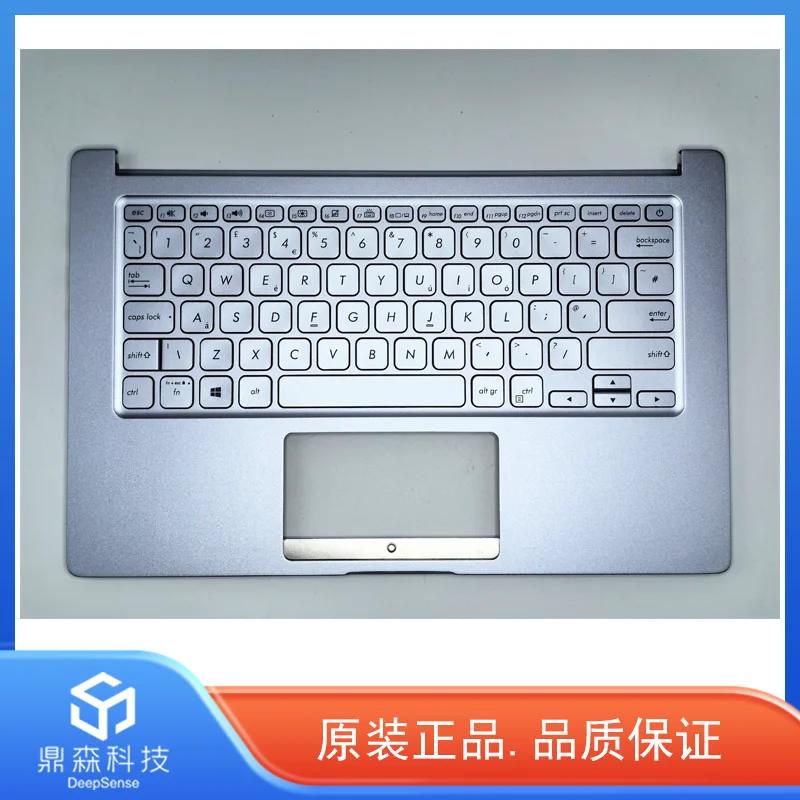 New/org For ASUS ADOL14F A403 S403F X403 X403J X403F Palmrest US EUR keyboard upper cover Backlight,Silver blue