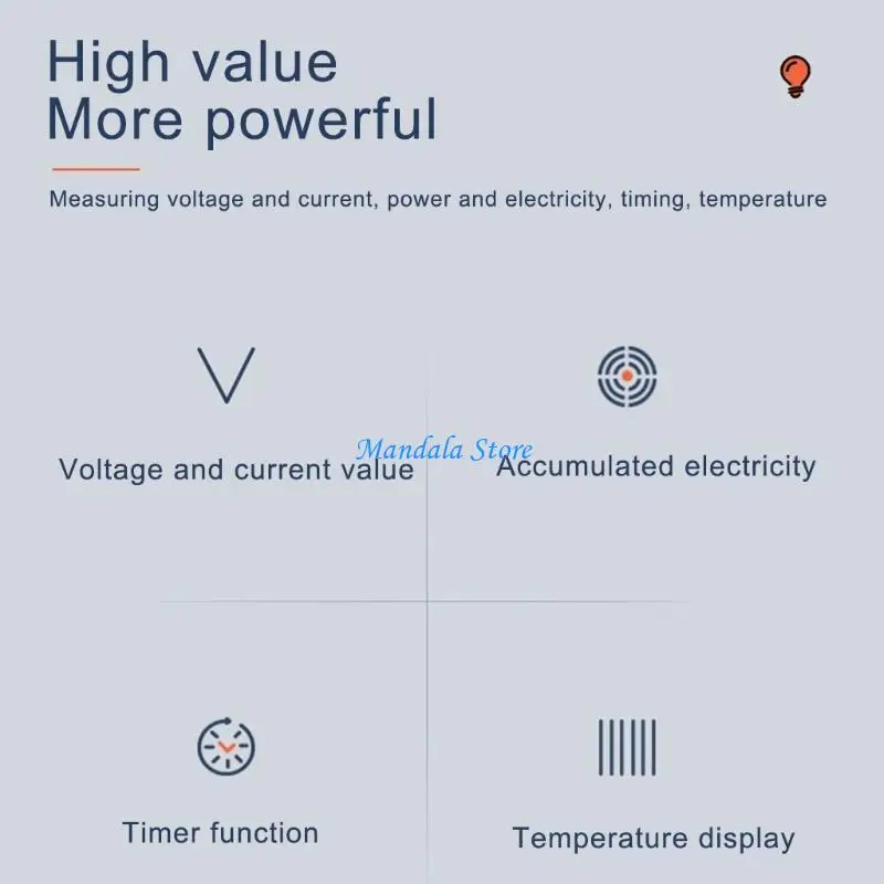 

U2JC Digital Current Meter 0-200V 10/50/100A Voltmeter Ammeter