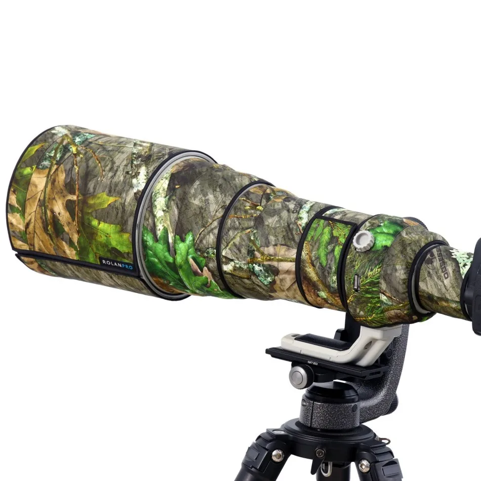 ROLANPRO Lens Camouflage Coat Rain Cover For SIGMA 500mm F/4 DG OS HSM Sports Lens Protective Case Nylon Waterproof Lens Coat