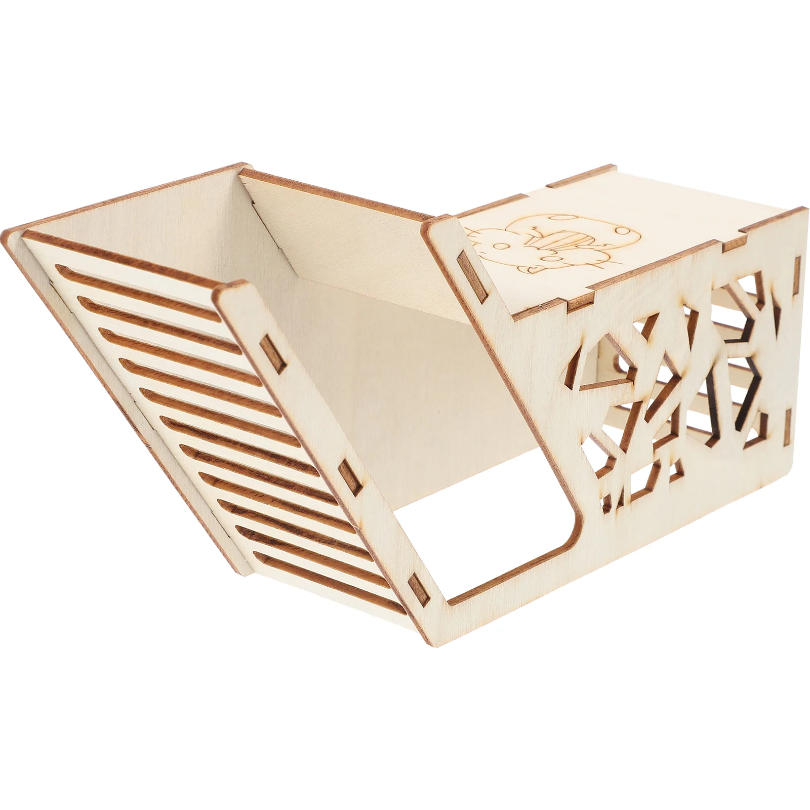 

Hamster Toy Cage Adorable Rat House Hideout Squirrel Delicate Wooden Hideouts Houses