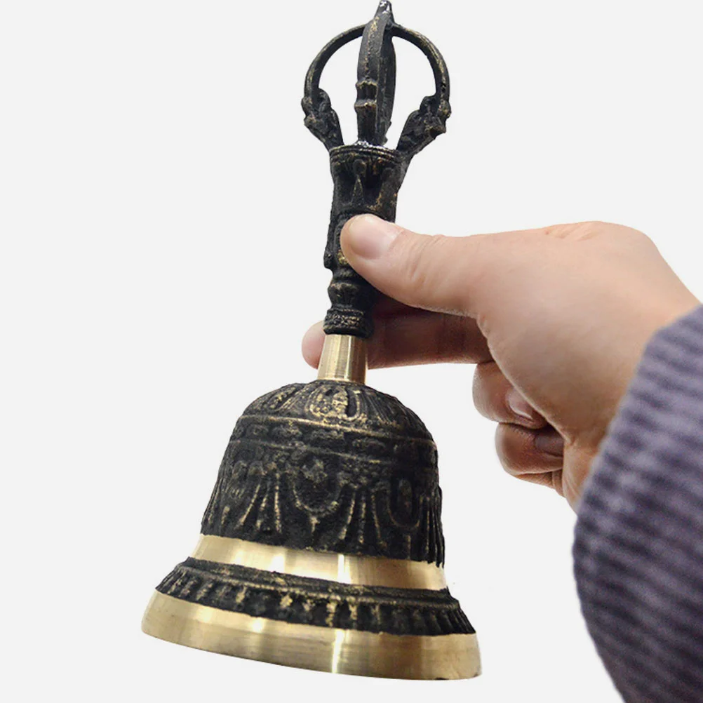 Hand Ring Bell Exquisite Simple Brass Call Interesting Copper Decorative Ornate