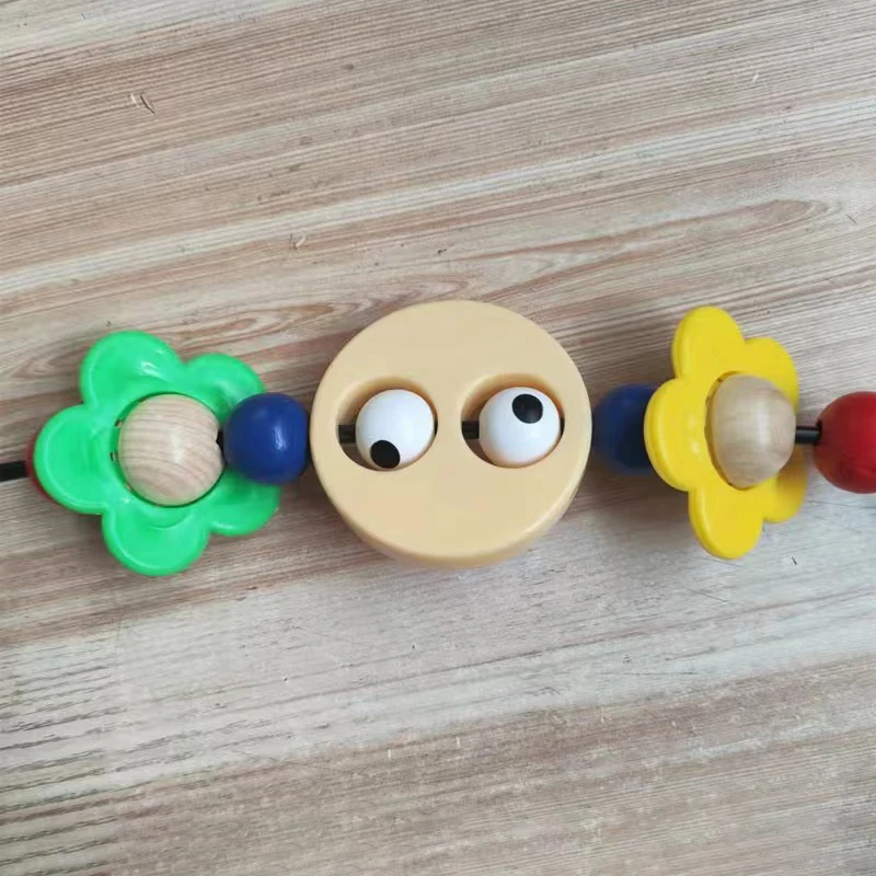 1pc Giocattolo Rack Per Il Bambino Buttafuori Passeggino Arco Giocattolo Per Il Seggiolino Auto Per Il Bambino-Safe Perno di Legno Giocattolo Rack Baby Buttafuori Accessorio