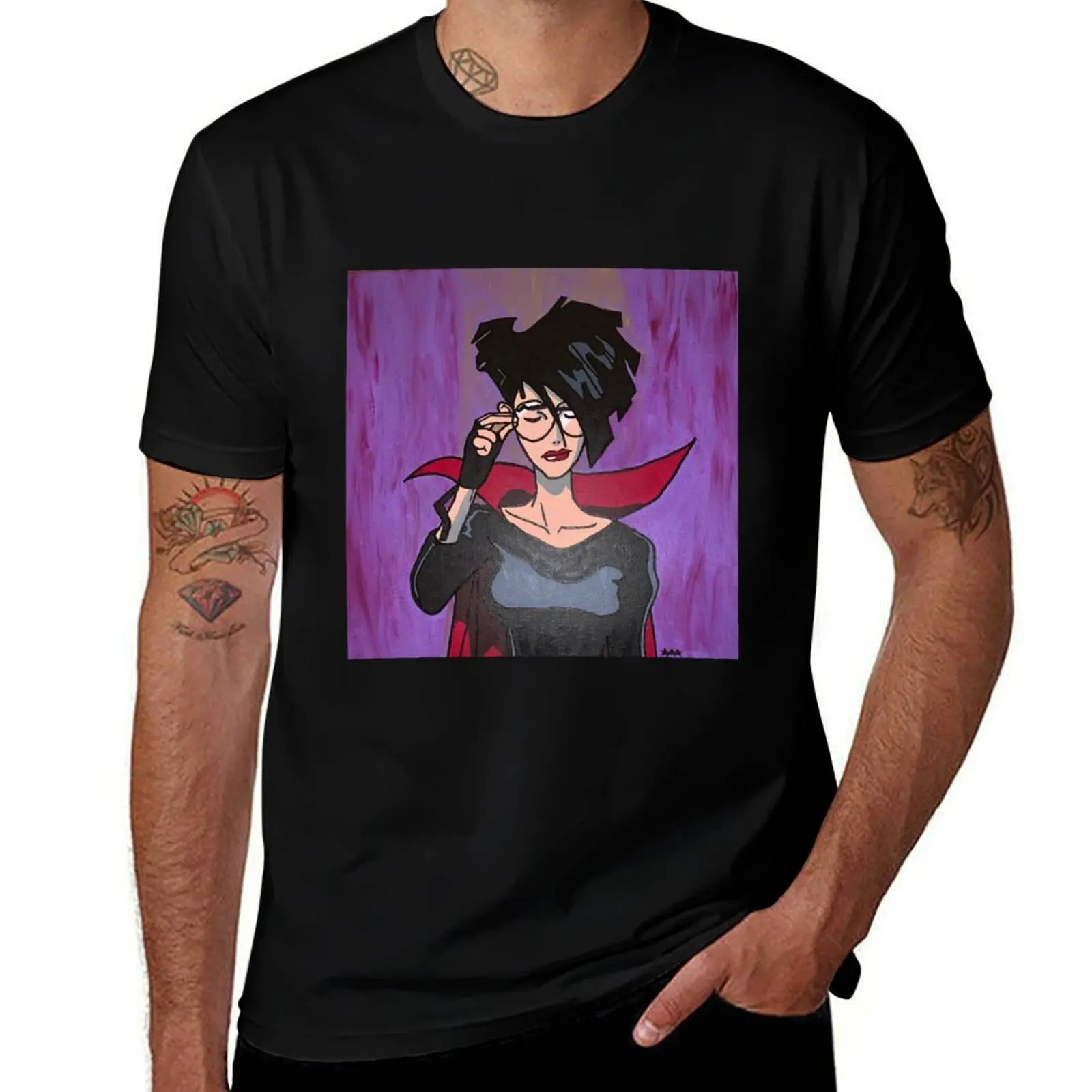 Cybersix T-Shirt Plus Size Basic Short Sleeve Top T-Shirt