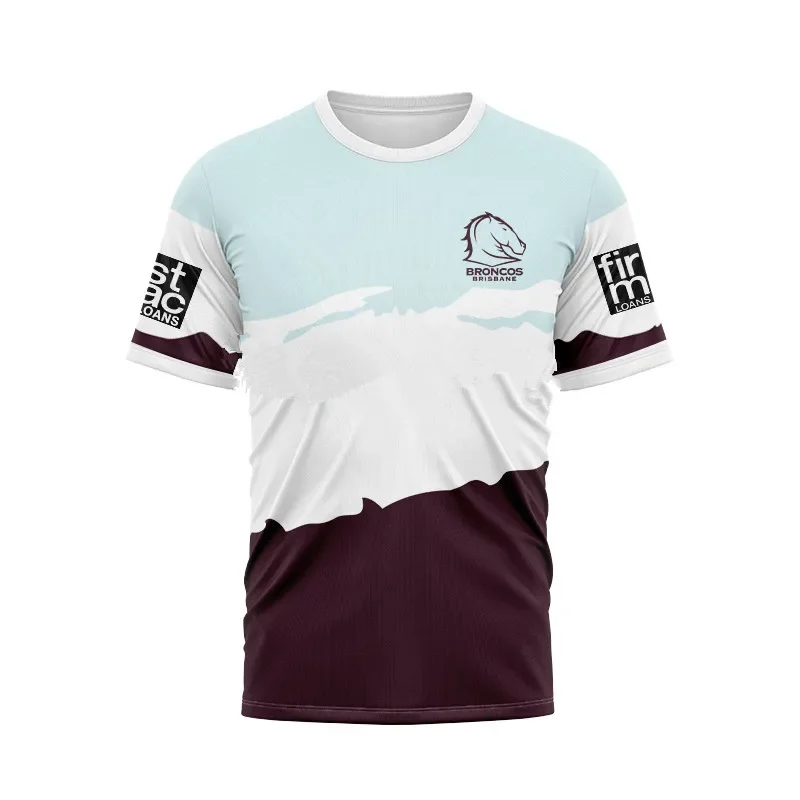 

2024 Brisbane Broncos were training Rugby JERSEY size S-L-XL-5XL ( Print name and number )