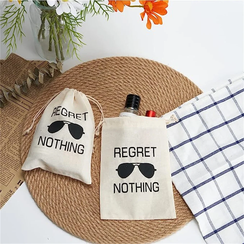 20pcs Inch Hangover kit Wedding Party Favors for Bachelorette Party Cotton Hangovers Drawstring Bag