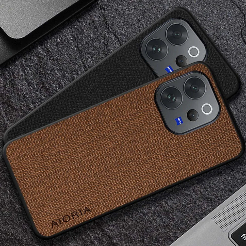 

Case for Vivo V70 coque Luxury textile Leather soft phone cover funda for vivo v70 case capa