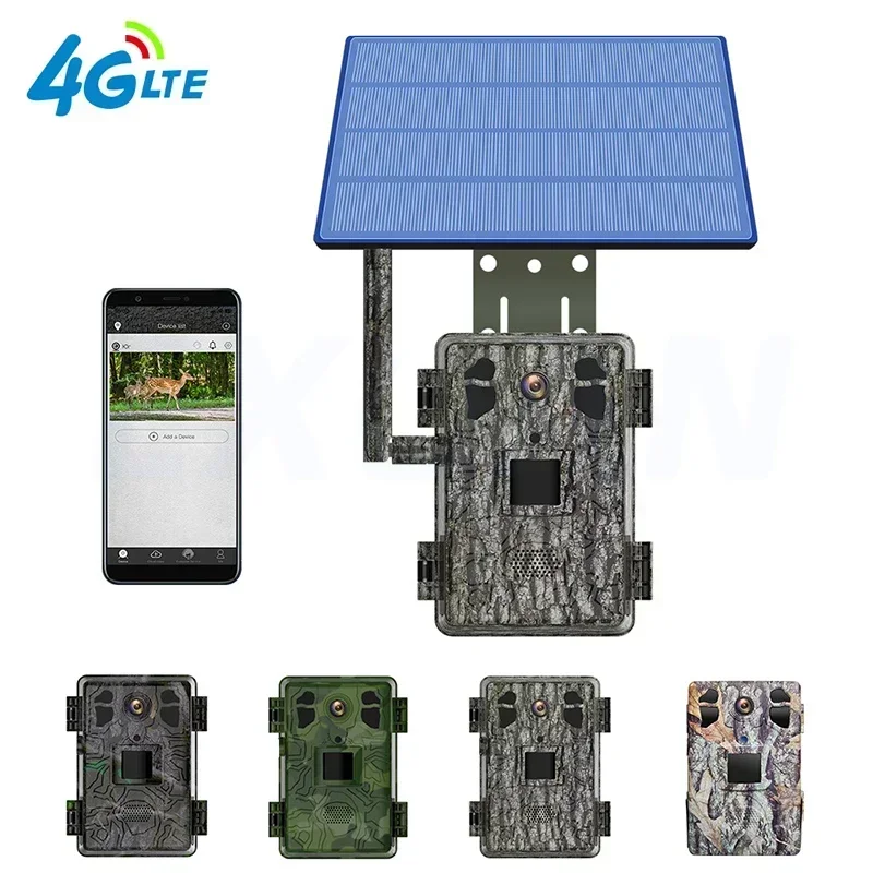 Hunting Camera Mobile Remote Viewing Live Video Stream 4G Hunting Machine Camera Outdoor H2H6 Support Remote Push Solar