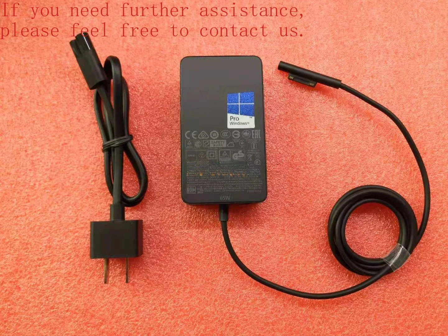 Per adattatore di alimentazione Microsoft Surface Book Pro7 1706 15V4A 65W