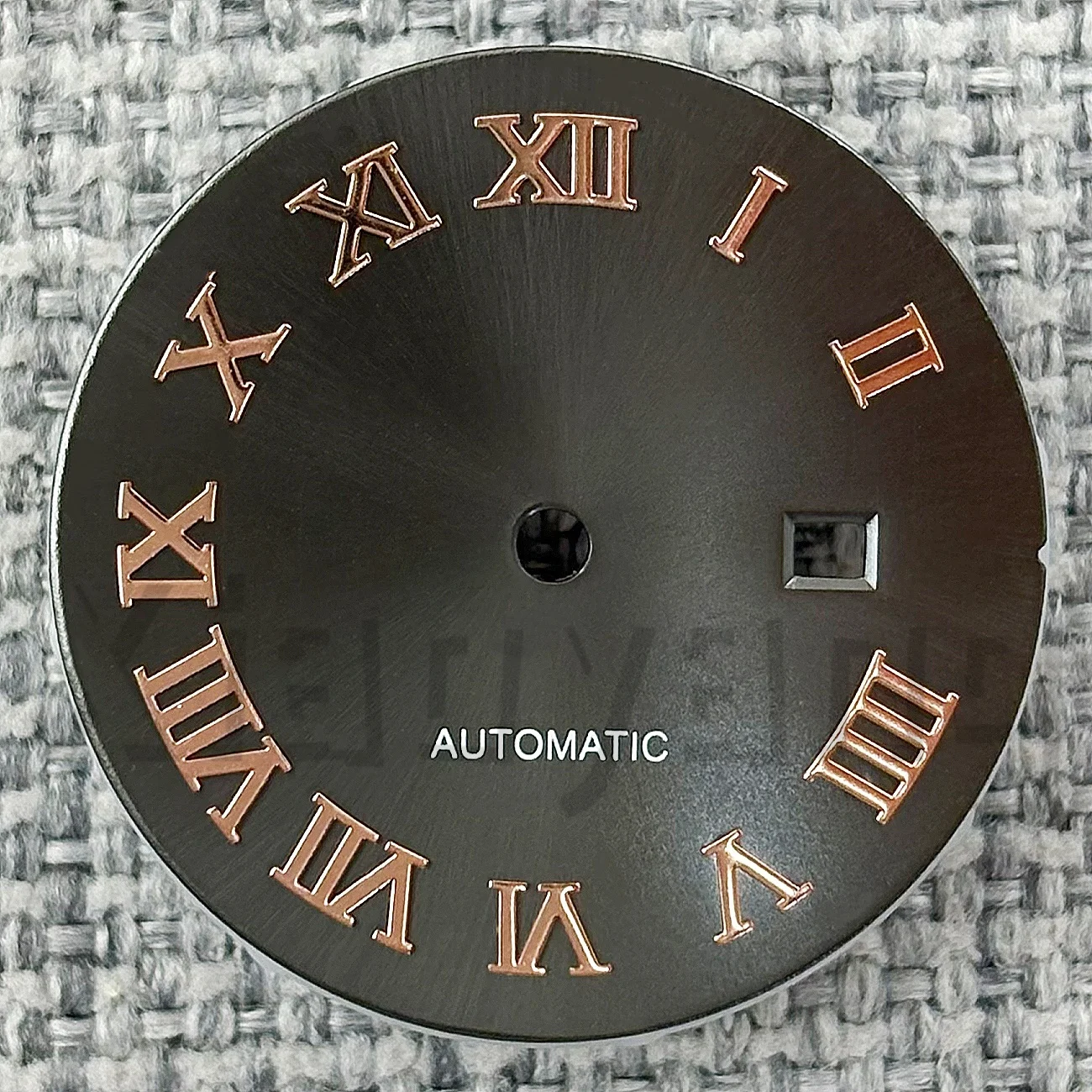 24.5mm NH05 Women's Roman Numberal Watch Dial Black /Pink/Brown/Ice Blue Gold Dial for NH05 Lady's Watch Modified Accessories
