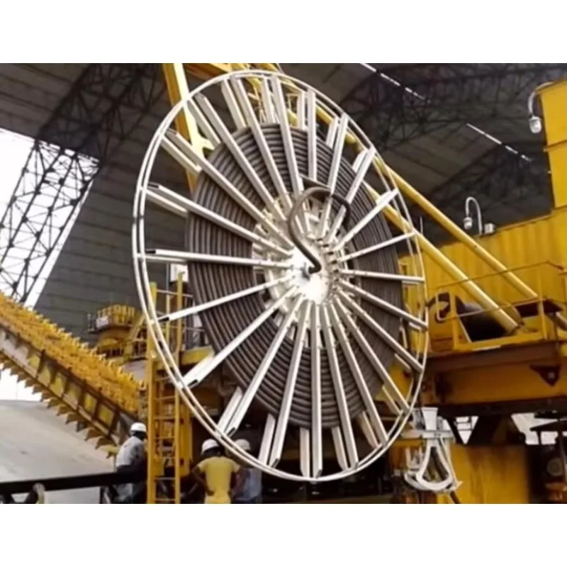 Tunnel Boring Machine TBM Stacker-reclaimers Cable Reel Drum for Tbm Tunnel Boring Machines Motorised Reels with Collector Ring