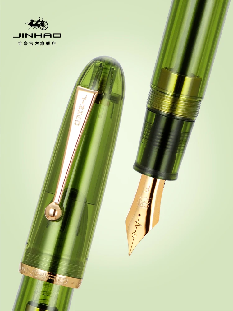 

Перьевая ручка Jinhao Dadao 9019 с уникальным наконечником Heartbeat, деловая ручка премиум-класса для мужчин, идеально подходит для письма, подписей и каллиграфии