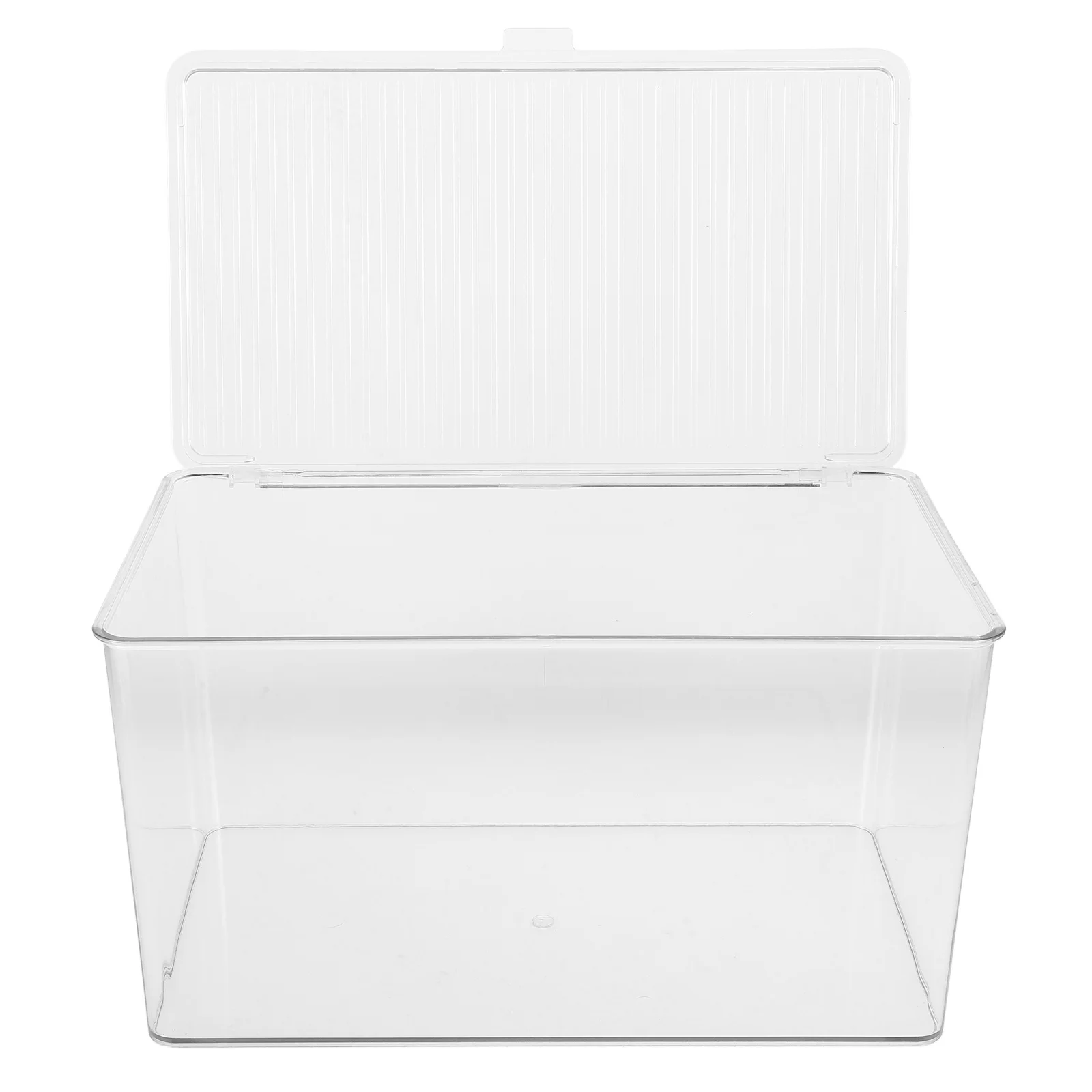 صندوق تخزين أكريليك شفاف بسعة كبيرة لمنظم شارة الرسوم المتحركة وحقيبة عرض شفافة ومنظم بلاستيكي شفاف للمنزل #2