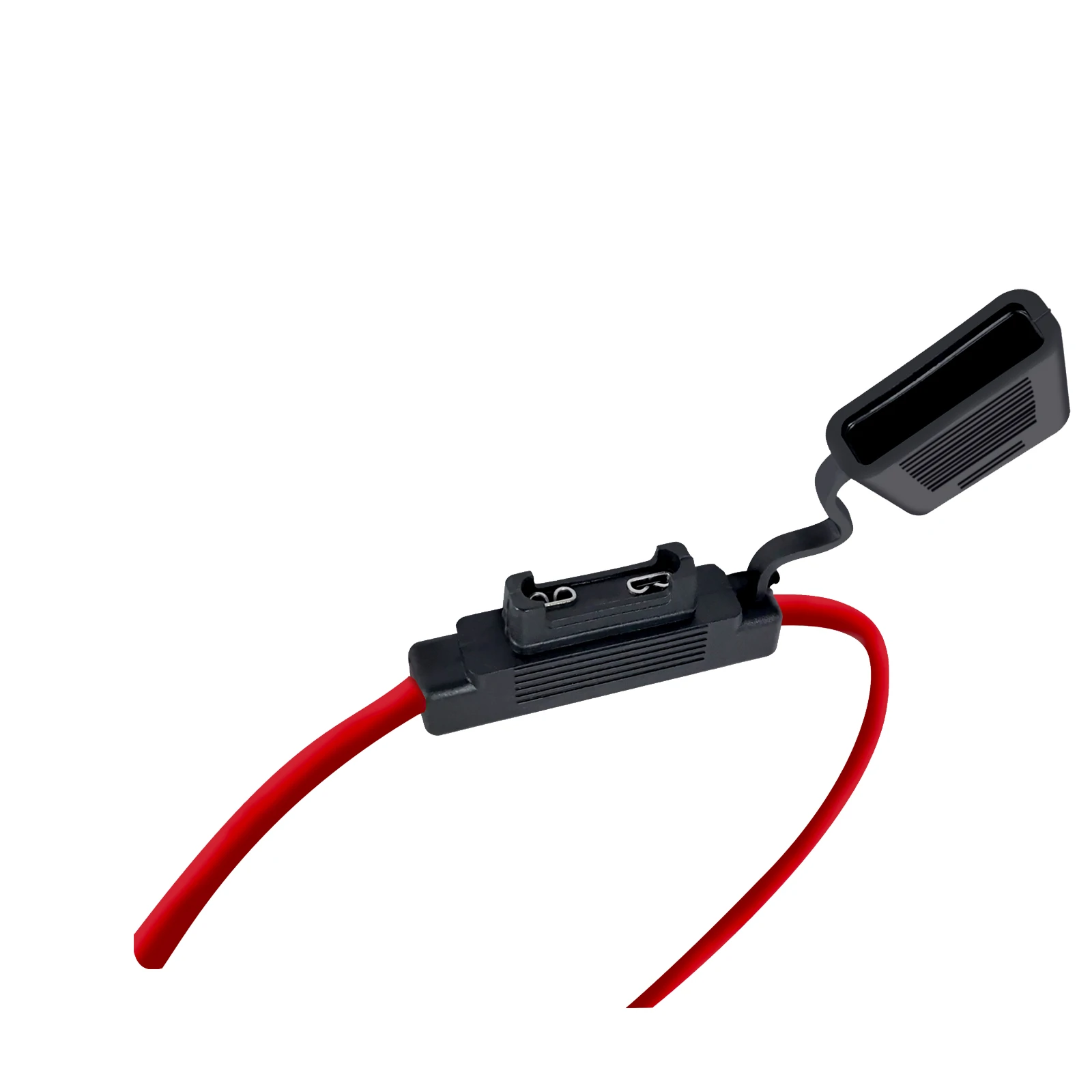 10/12/14/16/18AWG Inline-Sicherungshalter, wasserdicht, mit ATO/ATC-Flachsicherung, 5 A, 10 A, 15 A, 20 A, 30 A, 40 A, Sicherungshalter in Standardgröße