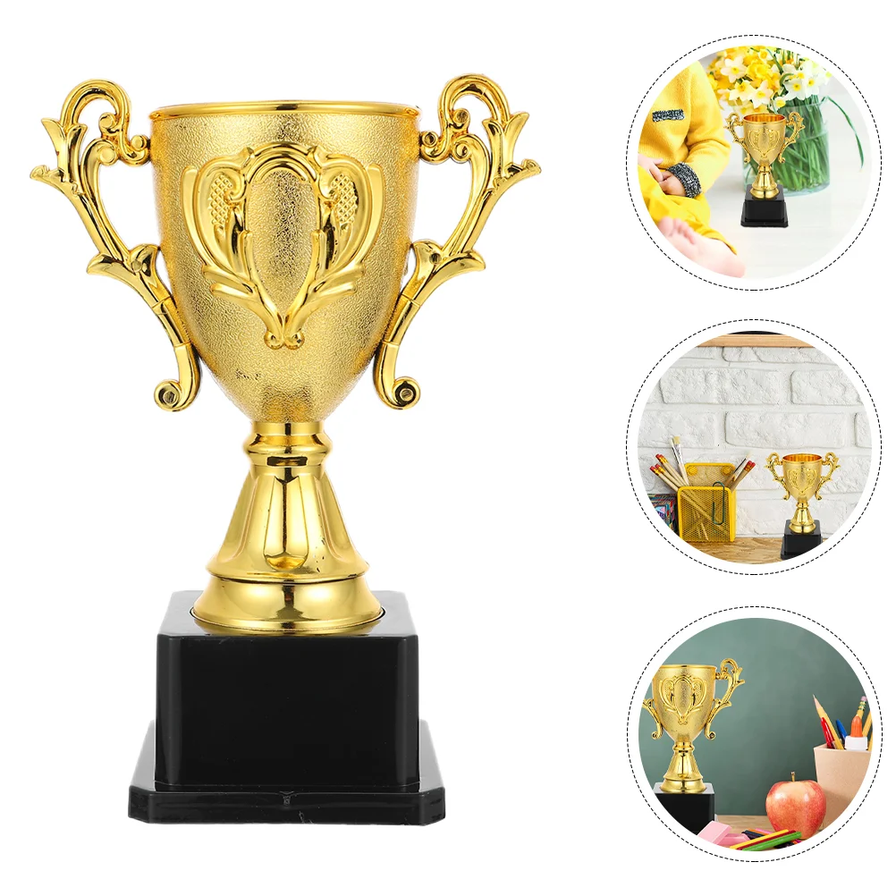 

Big Football Trophy Trophies Cup Kids Bulk Toys Star Decor Plastic Universal for Reward Winner School Sports Student