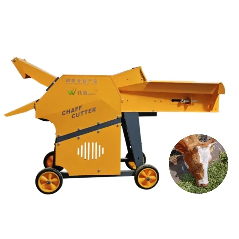 

New Multi-functional Electric Feed Crushing Machine High Productivity Small Chaff Cutter