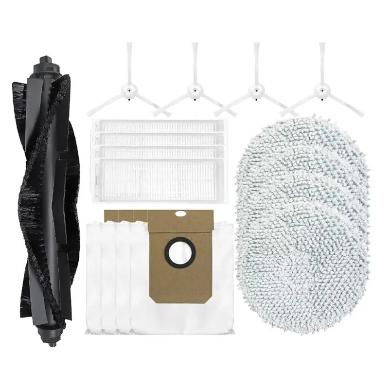 

ABUP-For Miwhole M9 PRO MAX Robot Vacuum Cleaner Main Side Brush Mop Cloth Hepa Filter Dust Bag Accessories Spare Parts