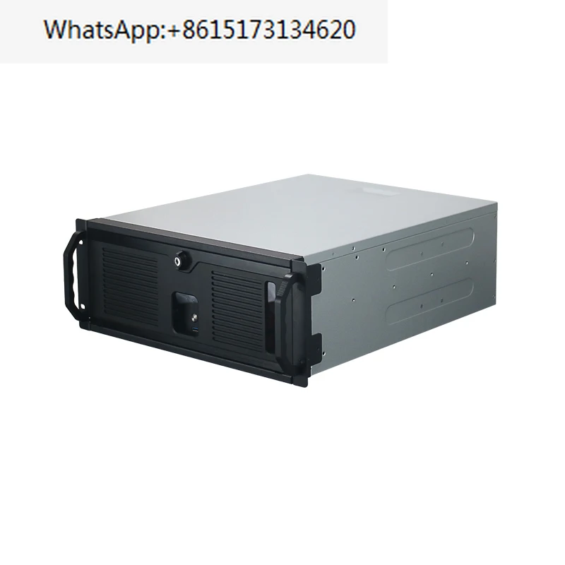 4U rack aluminum panel industrial control chassis server multi-hard disk hot plug industrial computer