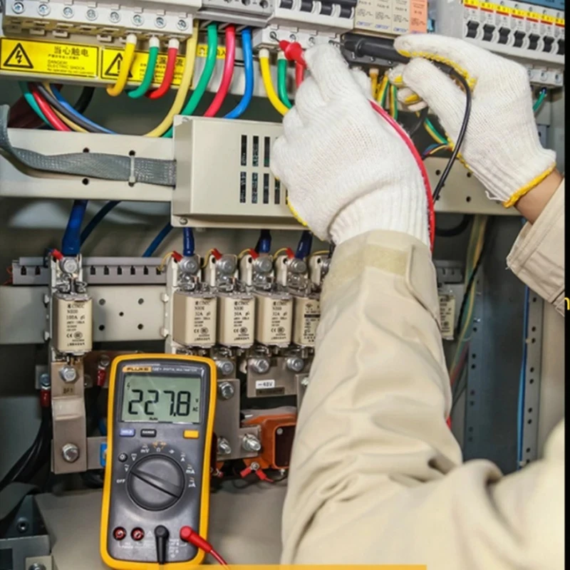 Fluke 15B + 17B + 15B MAX 17B MAX 18B + 12E + multimetro digitale gamma automatica DMM AC/DC/Diode/R/C Tester di corrente di tensione Multi Meter