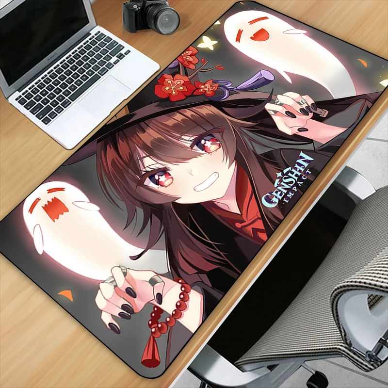 Game Genshin Impact Art HD Printing XXL Mouse Pad Gamer Accessory Hot Large Desk Pads Computer Lock Edge Keyboard Non-slip Mat