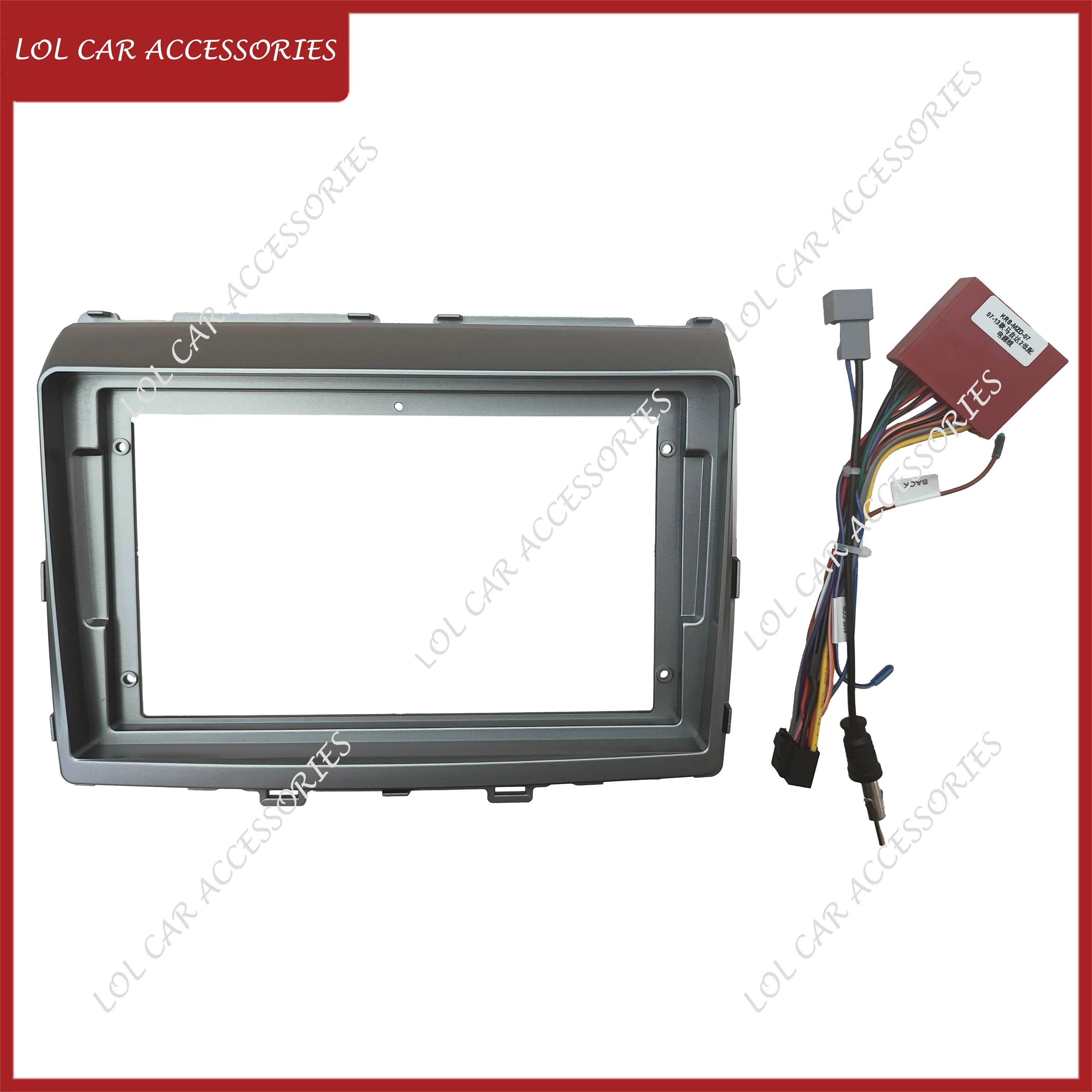 9 Inch For Mazda 8 MPV LY 2006 -2016 Car Radio Android MP5 Player Casing Frame 2Din Head Unit Fascia Stereo Dash Cover Panel