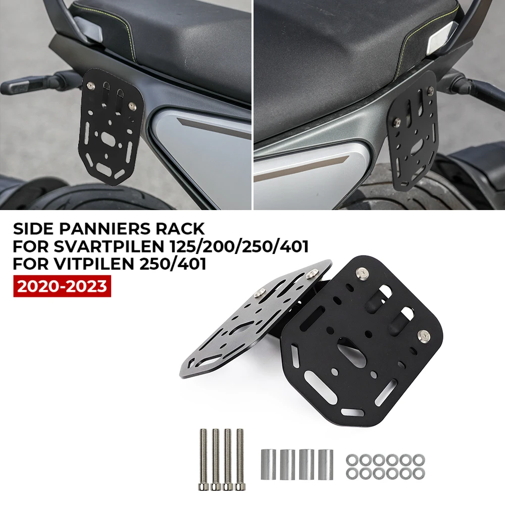 

Motorcycle Panniers Rack For Husqvarna Svartpilen 250/401 Husqvarna Vitpilen 250/401 2023 Saddlebag Support Bar Mount Bracket