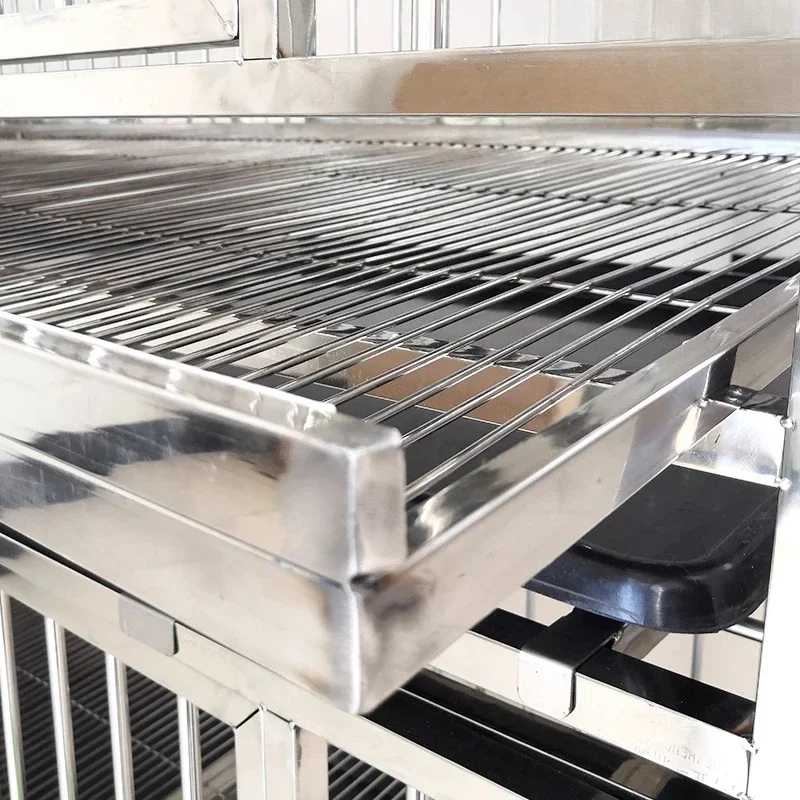 

Five layer stainless steel egg rolling cage: breathable design, suitable for 10-15 day quail egg hatching (1 set)