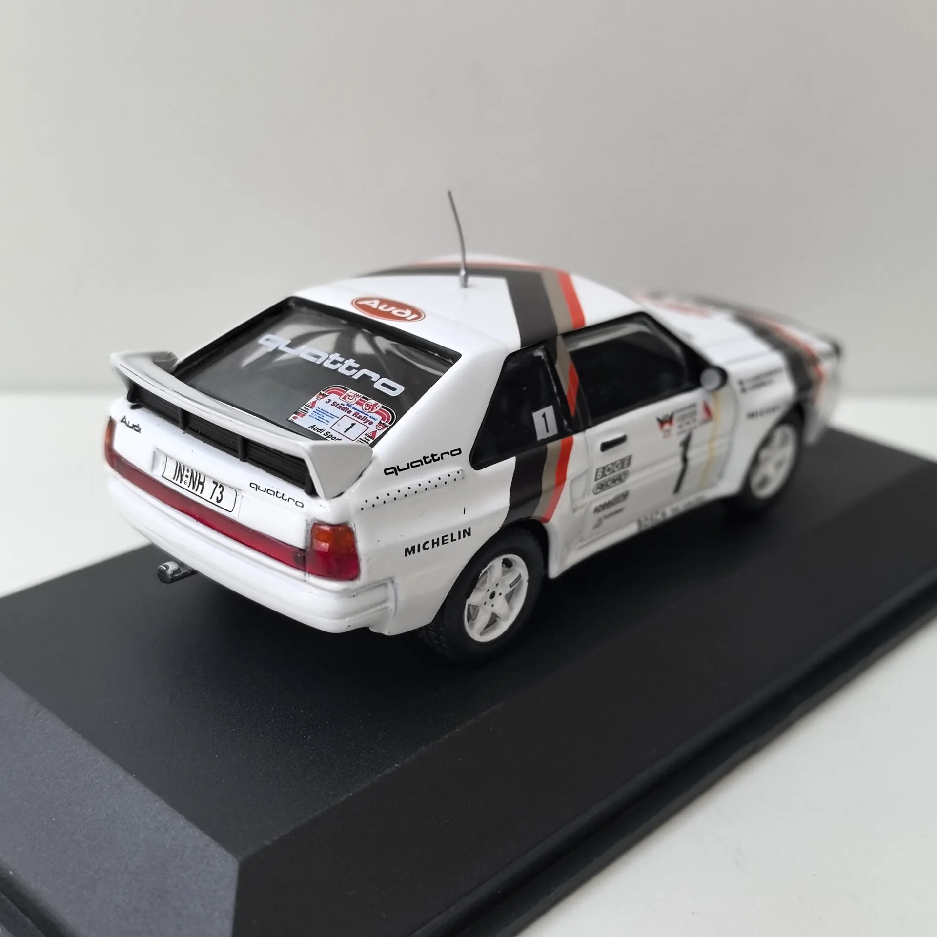 Diecast CMR 1/43 Scale AUDI SPORT Quattro 1984 #1 Audi Racing Alloy Car Model Collectible Toy Gift Souvenir Display Ornament