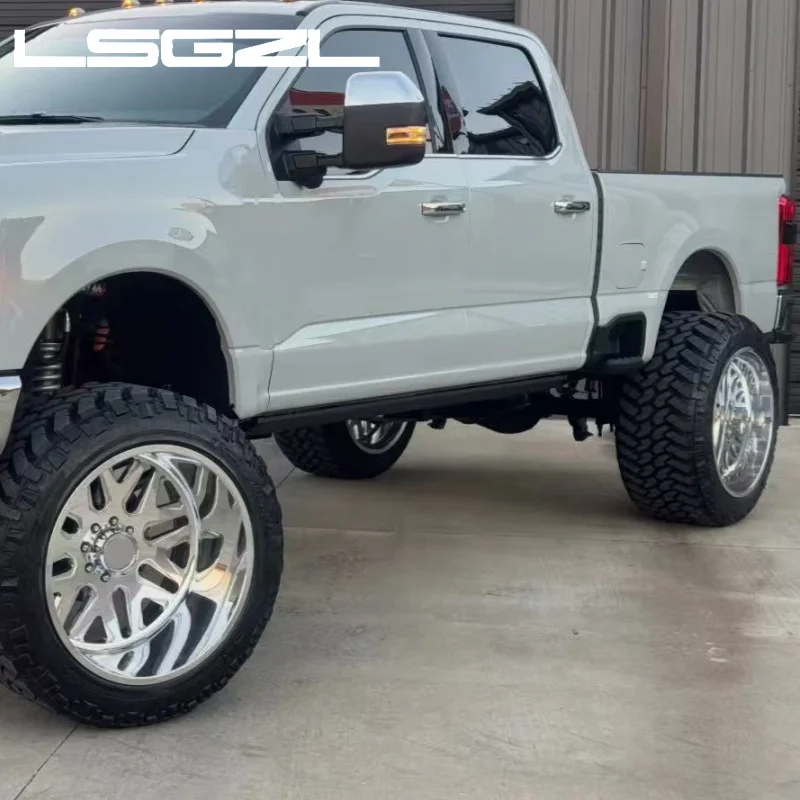 Custom Polished OffRoad Wheels 20 22 24 Inch Super Single Forged Wheel 6 8 10 Lug 6x139.7 6x5.5 8x6.5 8x180 Truck Wheels for gmc