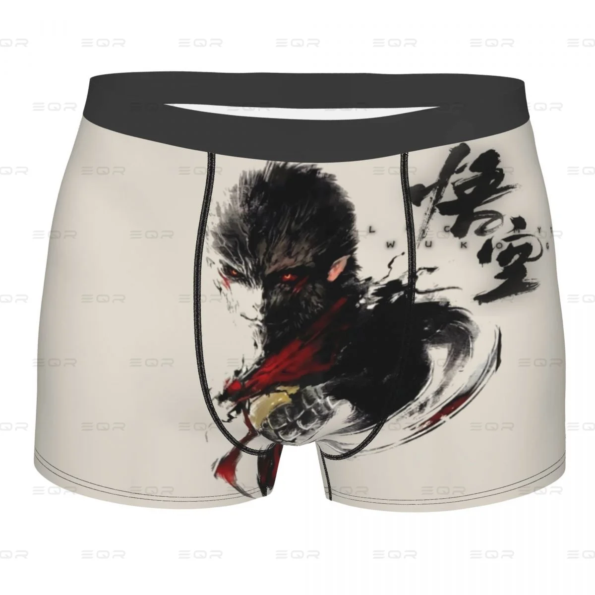 Zwarte Mythe Wukong Heren Boxershort, Zeer Ademend Ondergoed, Hoge Kwaliteit Shorts Met 3D-print Cadeau-Idee