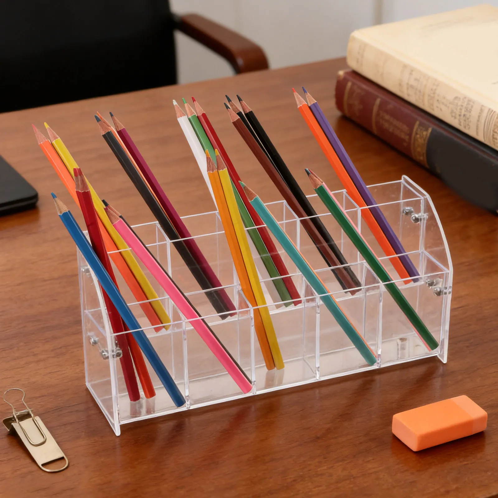 suporte-de-exibicao-transparente-para-canetas-organizador-de-acrilico-em-camadas-com-10-compartimentos-porta-lapis-e-pinceis-de-maquiagem-para-mesa-e-material-de-escritorio