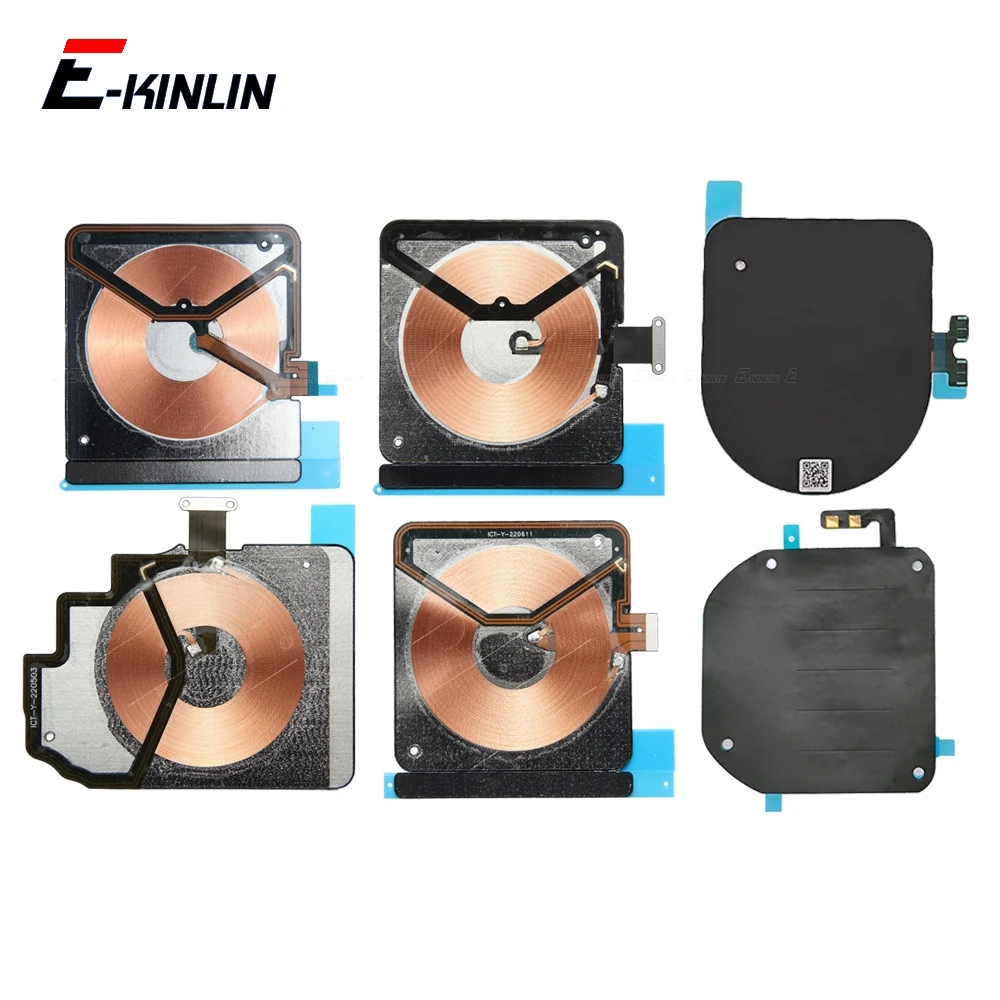 

Чип беспроводной зарядки NFC, детали катушки для Google Pixel 6 7 8 9 Pro XL 6a 7a 8a, наклейка на панель зарядного устройства, гибкий кабель