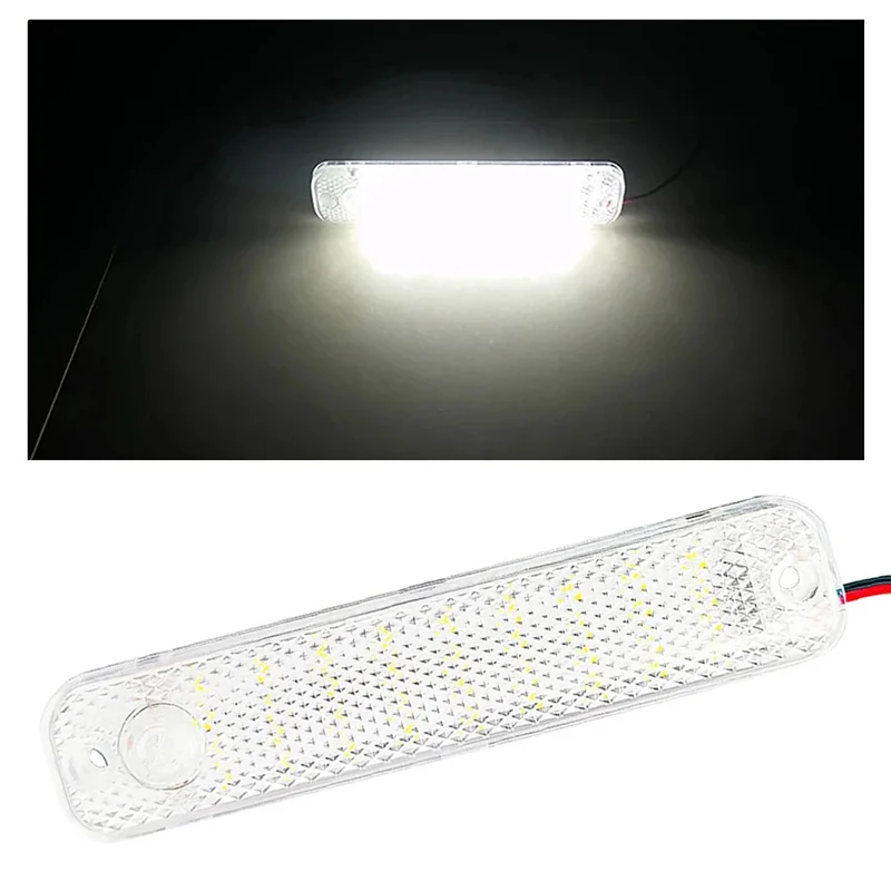1pc 12V-80V 36LED Roof Light Interior Light Bar Strip Light With Switch LED Car Interior Lamp Lighting Camper Bus Motorhome