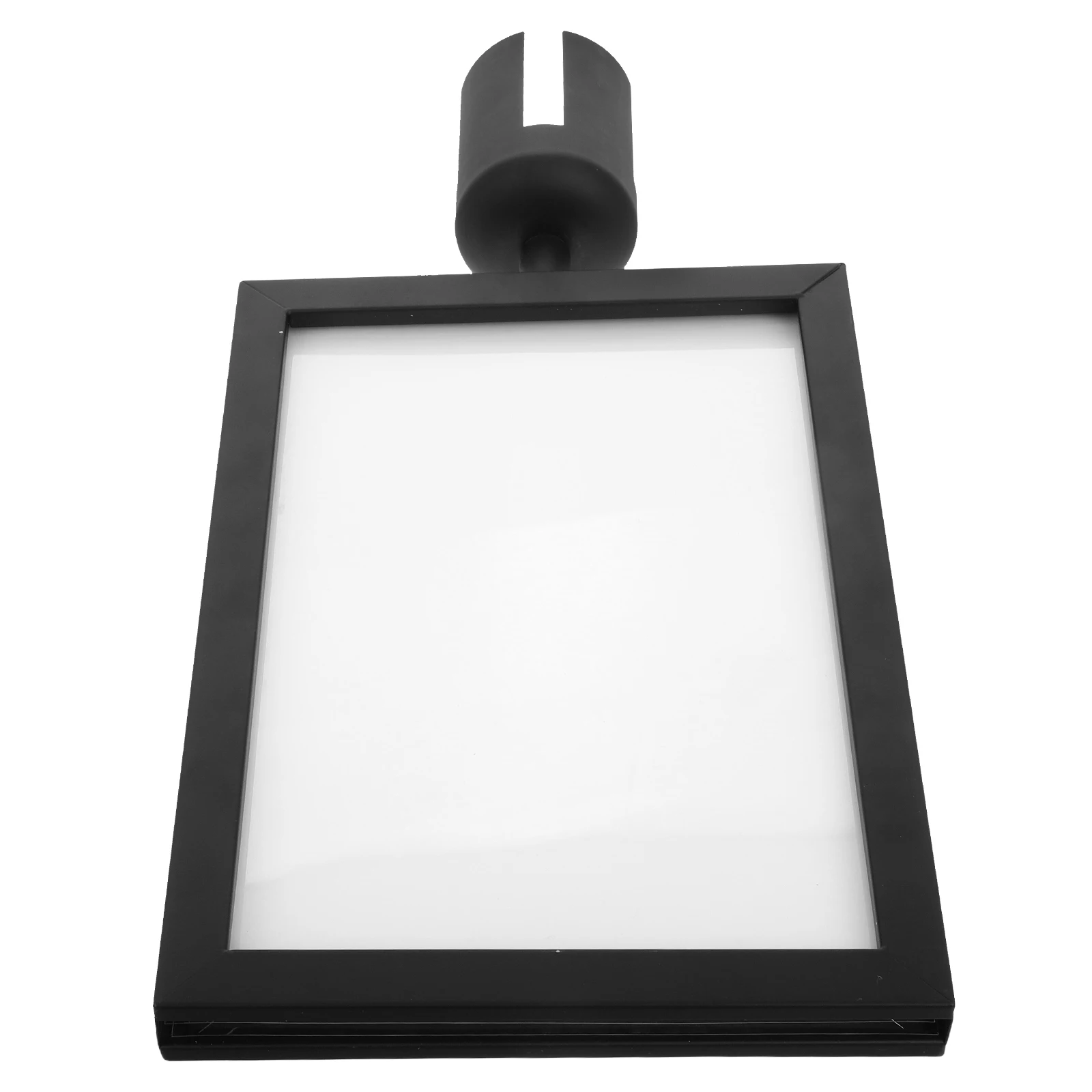 

Stainless Steel Cordon Post Double Sided Display Stand Black Insert Card for Vendor Events Security Barrier Post Poster