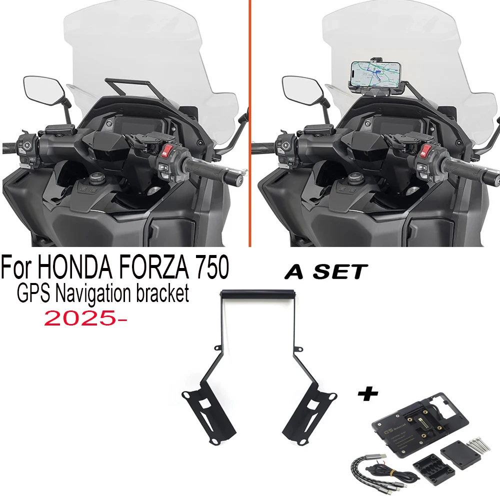 

GPS For HONDA FORZA 750 FORZA750 Forza750 NSS 750 New Motorcycle Accessories GPS Navigation Bracket Supporter Mobile Phone Holde