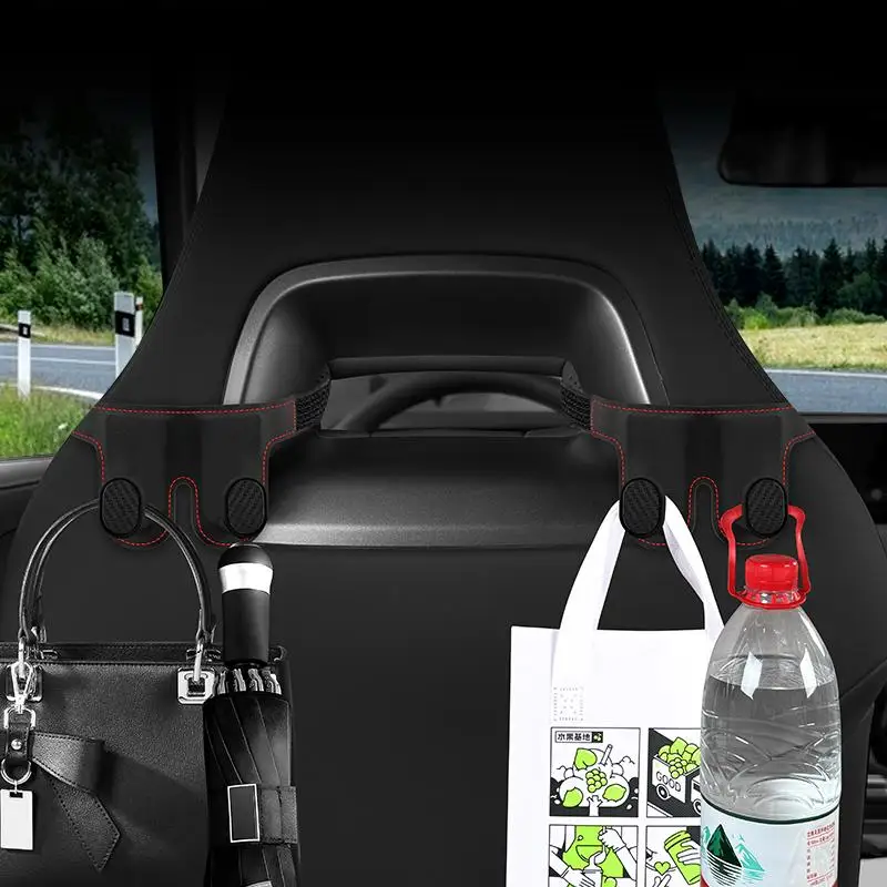 Car integrated sports seat hook, car seat back multifunctional storage rack, reinforced load-bearing seat back storage hook, han