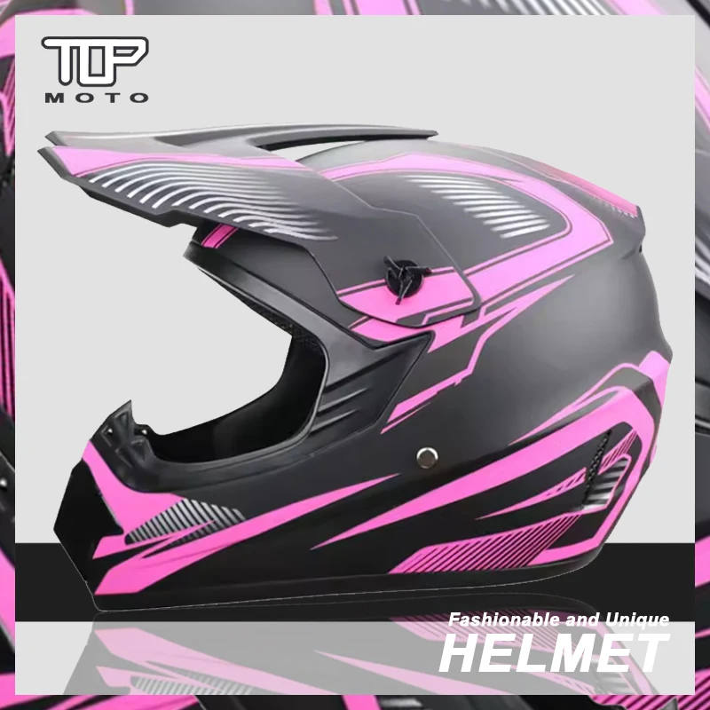

motorcycle helmet man children off-road helmet bike downhill AM DH cross helmet capacete motocross casco Send + Goggles