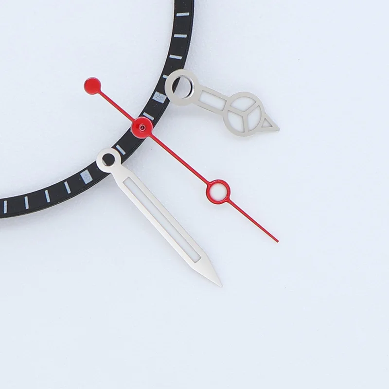 الفضة NH35 NH34 NH36 مرسيدس بنز الأيدي المياه مضيئة الفولاذ المقاوم للصدأ ل Seiko طقم عصري حركة استبدال أجزاء