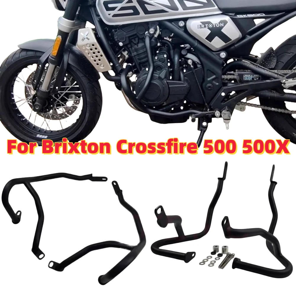 Motorcycle Fit Crossfire 500 / 500X Crash Bars Bumpers Tank protector Cover For Brixton Crossfire 500 500X