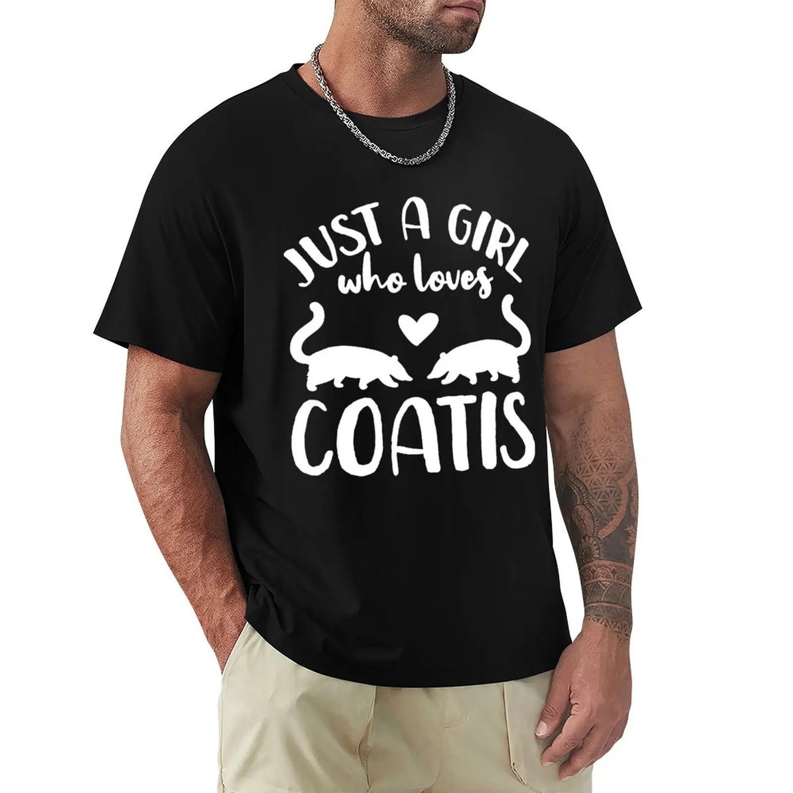 Coatis Coati Lover T-Shirt Simple Casual Short Sleeve Tee