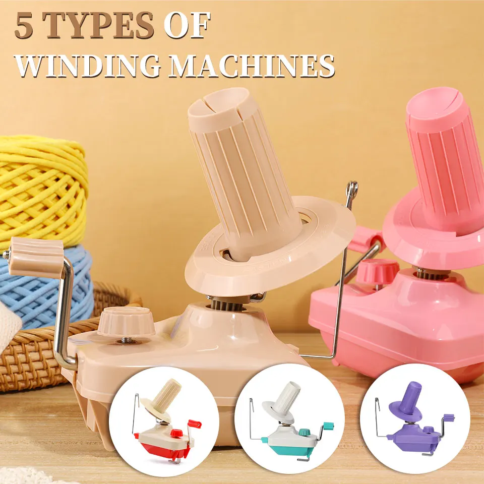 TLKKUE 1PC Manual Yarn Winder Hand Operated For Thread Ball Making And Fabric Knitting DIY Handmade Craft Accessories Tool