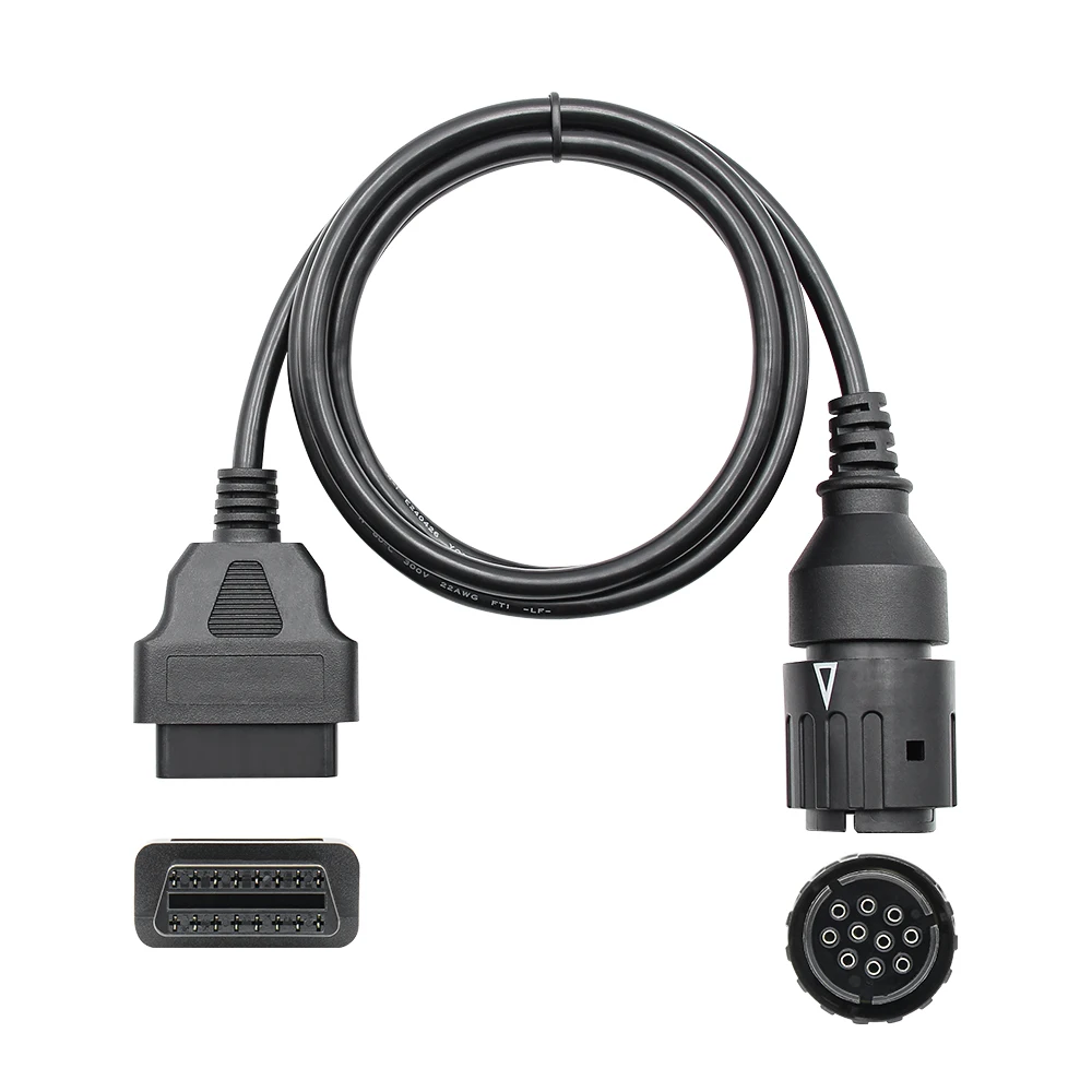 10pin to 16pin OBD Connect Cable Connector Adapter Extension Cable for BMW Motorcycles Used for OBD2 Scanner