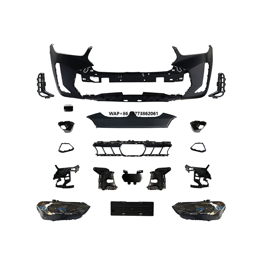 

2020-2022 X6 G06 M-Tech Bumper Assy with Tow Hook Cut-Outs for LCI New Condition Front Bumper Headlights Car Accessory