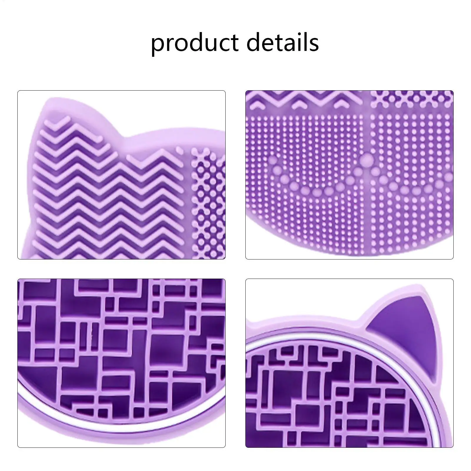 แปรงแต่งหน้าแปรงทำความสะอาดซิลิโคนแปรงขัดถาดแปรงแต่งหน้าทำความสะอาดแผ่นซักผ้าแปรงทำความสะอาดแปรง Scrubber Board เครื่องมือ