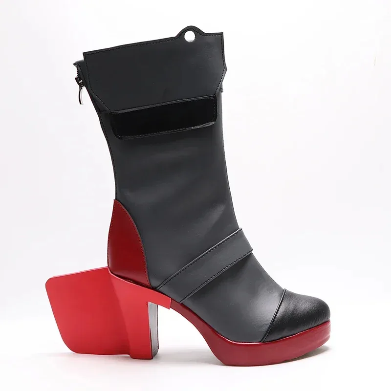 

Коллекция RealCos Kantai 2025 года, обувь для косплея Shimakaze, женские ботинки для Хэллоуина для девочек, индивидуальный заказ